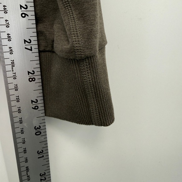 Vuori Mens XL Full Zip Hoodie Taupe Athleisure Lounge Minimalist  Str - Picture 5 of 9